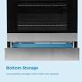 Danby 30” Slide in Smooth Top Electric Range with Knob Controls in Stainless Steel